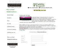 Tablet Screenshot of celticscaffold.com